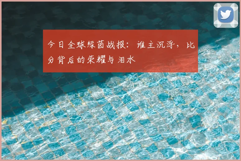 今日全球绿茵战报:谁主沉浮,比分背后的荣耀与泪水